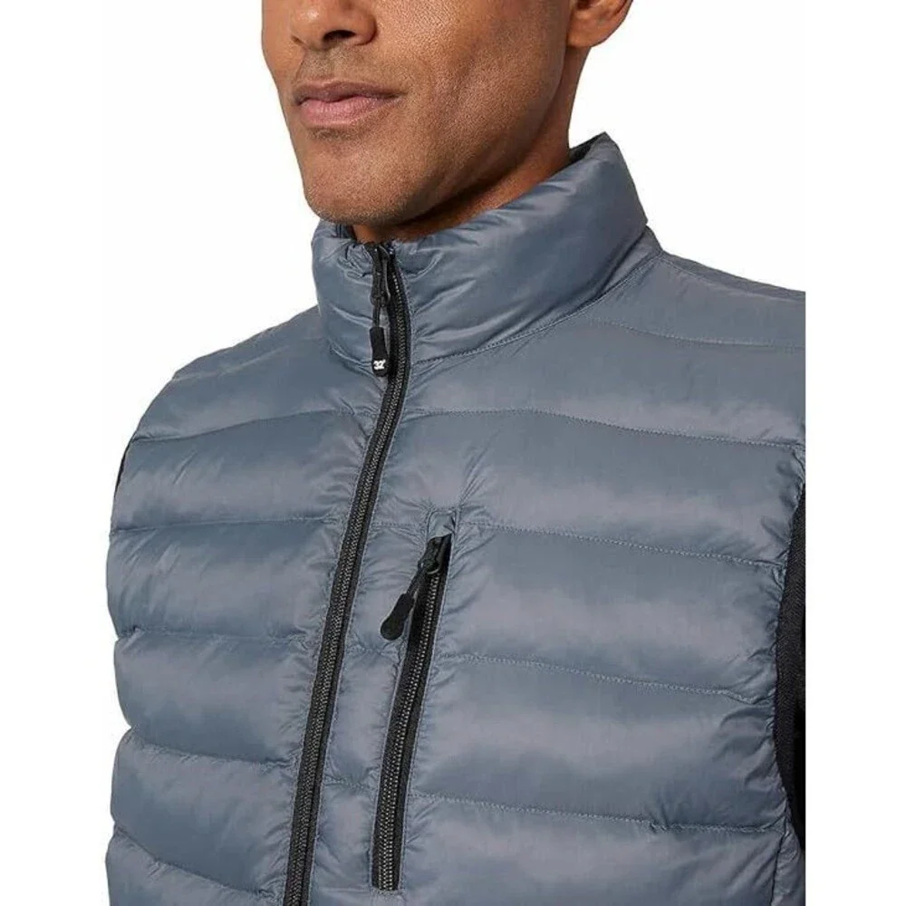 32 Degrees Heat Men's Lightweight Down‎ Alternative Vest, Gray, XXL